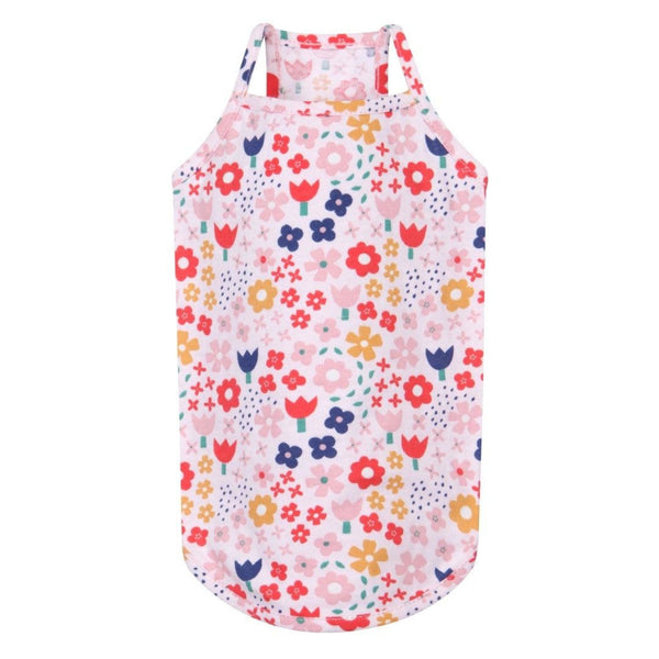 Flower Power Pink Tank Top For Pets
