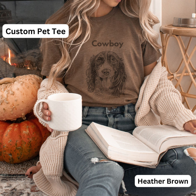 Custom Pet Adult Cotton T Shirt