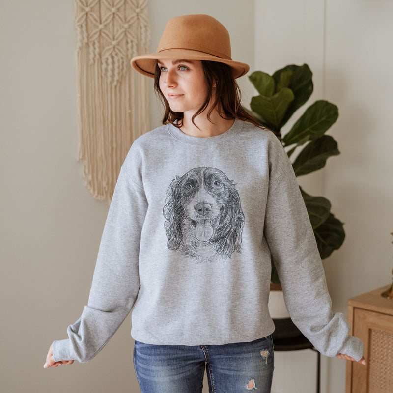 Custom Pet Sweatshirt Unisex Fit For Dog Parents