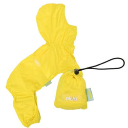 Full Coverage Pet Dog Raincoat Yellow