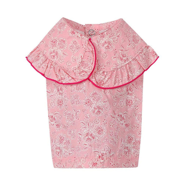 Walk Through The Garden Collared Top Pink For Pets