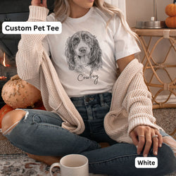 Custom Pet Adult Cotton T Shirt