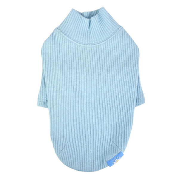 Korean Baby Blue Cotton Sleeve Tee by Olchi